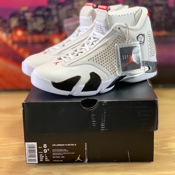 jordan 14 retro supreme white